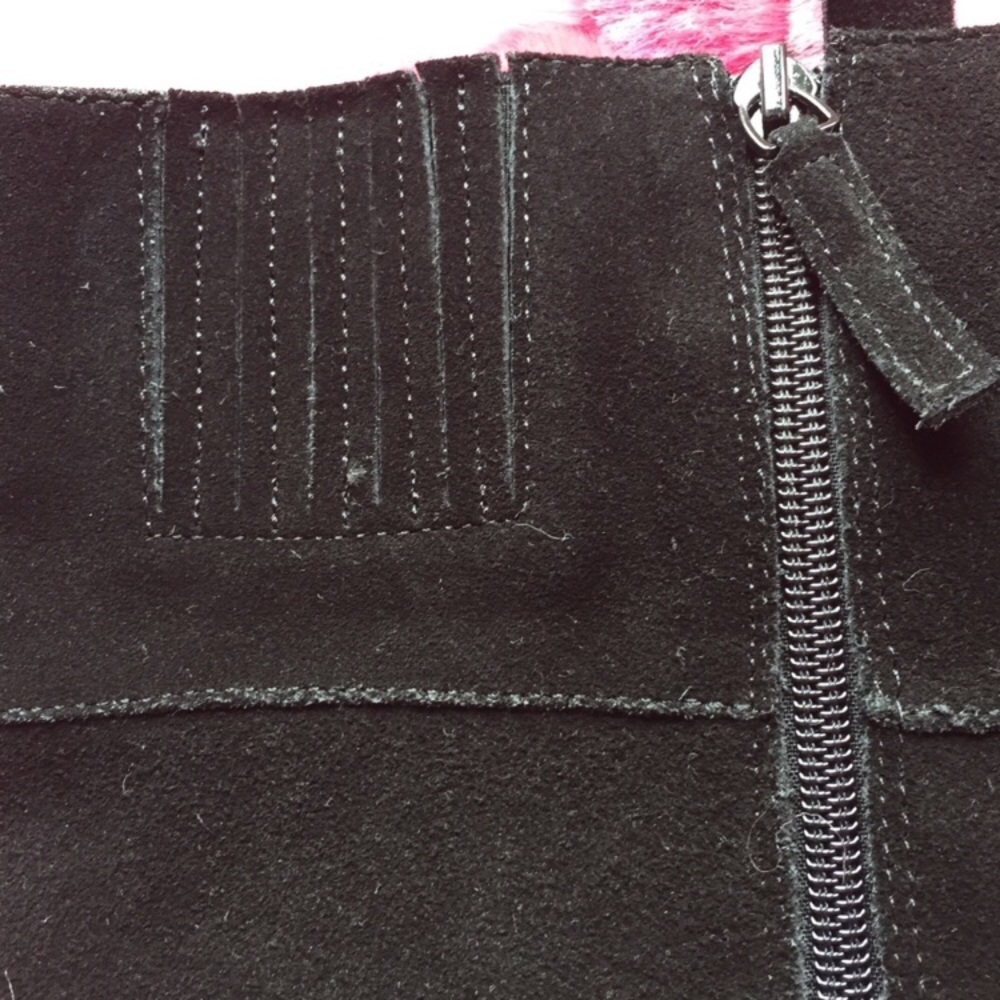 Torrid Black Suede Knee High Boots Wide Calf 10W - Picture 6 of 8